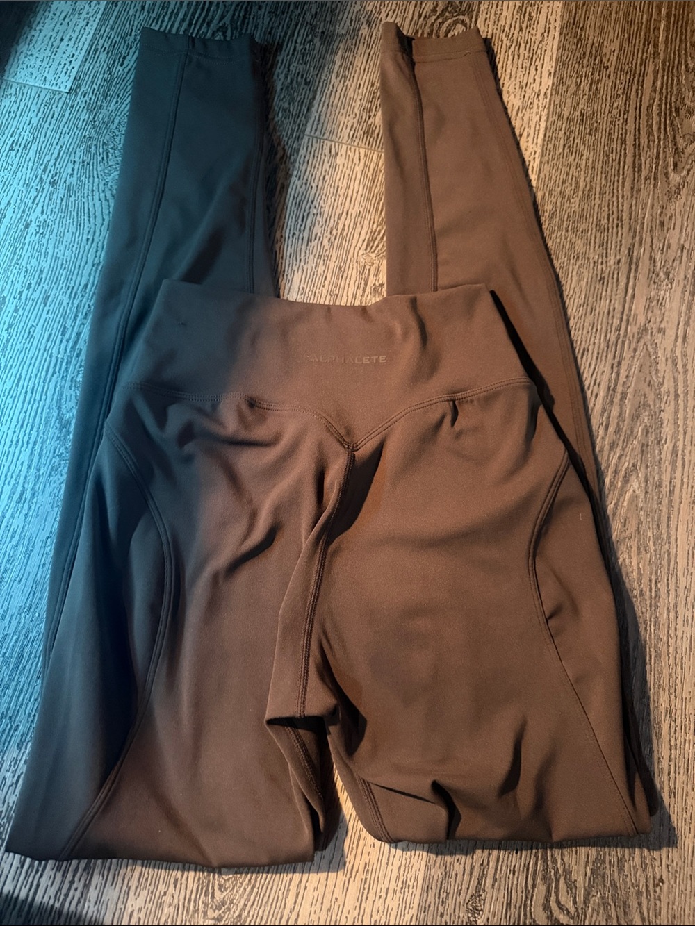 Alphalete aura High-Waist Chocolate Brown Leggings